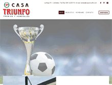Tablet Screenshot of casa-triunfo.com